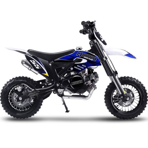 Hooligan Kids Gas Dirt Bike, 60cc 4-Stroke, Electric Start, Automatic, 10/10 inch Wheels, Ages 8 and up