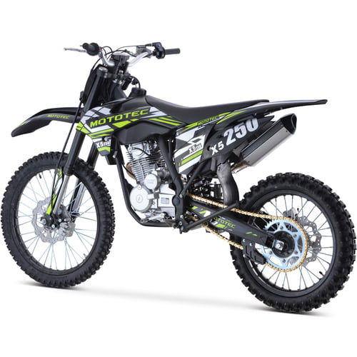 X5 250cc Dirt Bike, 4-Stroke, Electric Start, Manual 5-Speed, 21/18 inch Wheels