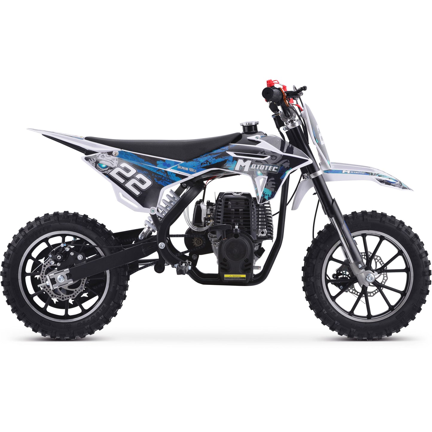 Demon 40cc 4-Stroke Kids Gas Dirt Bike Blue