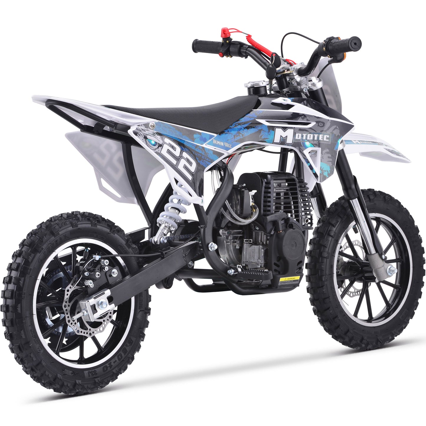 Demon 40cc 4-Stroke Kids Gas Dirt Bike Blue