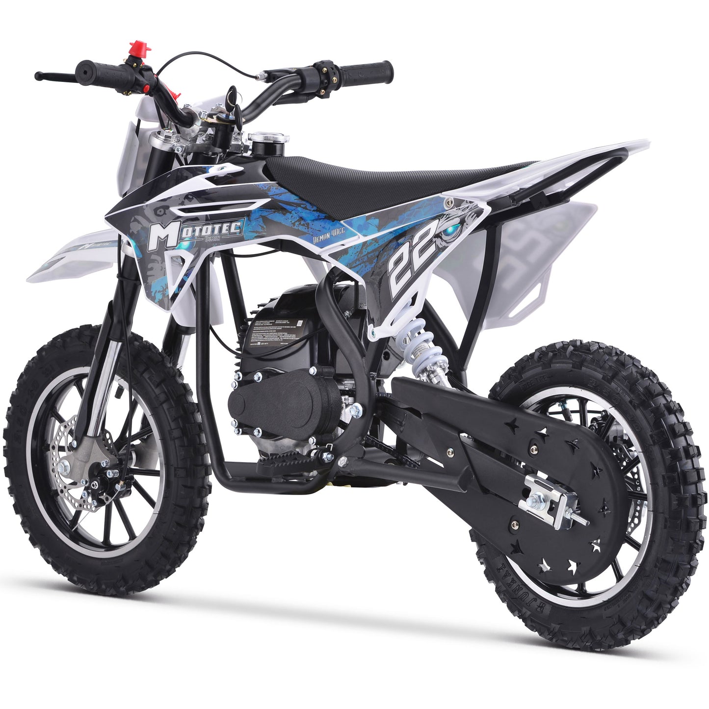 Demon 40cc 4-Stroke Kids Gas Dirt Bike Blue