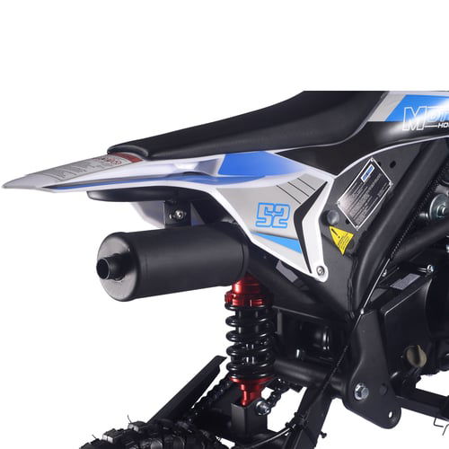 Hooligan Kids Gas Dirt Bike, Electric Start, Automatic 72cc 4-Stroke, Ages 8 and up