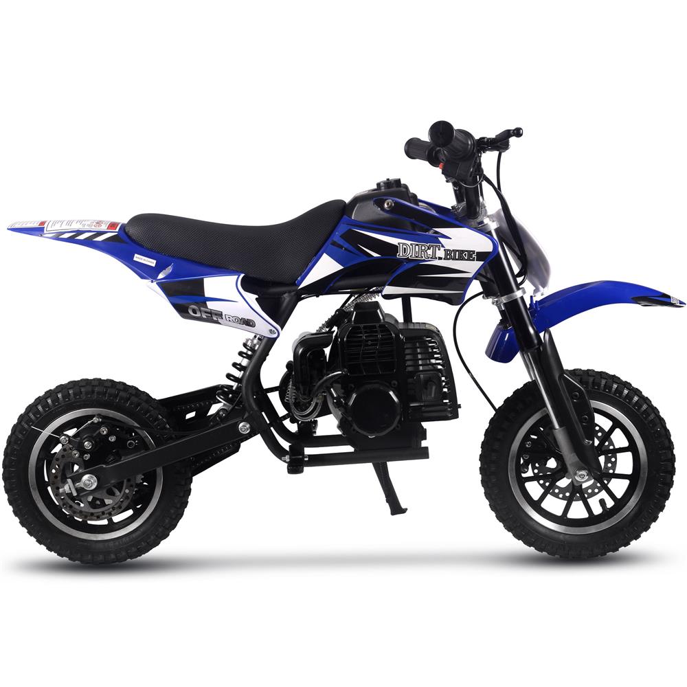 Alien 50cc 2-Stroke Kids Dirt Bike Blue