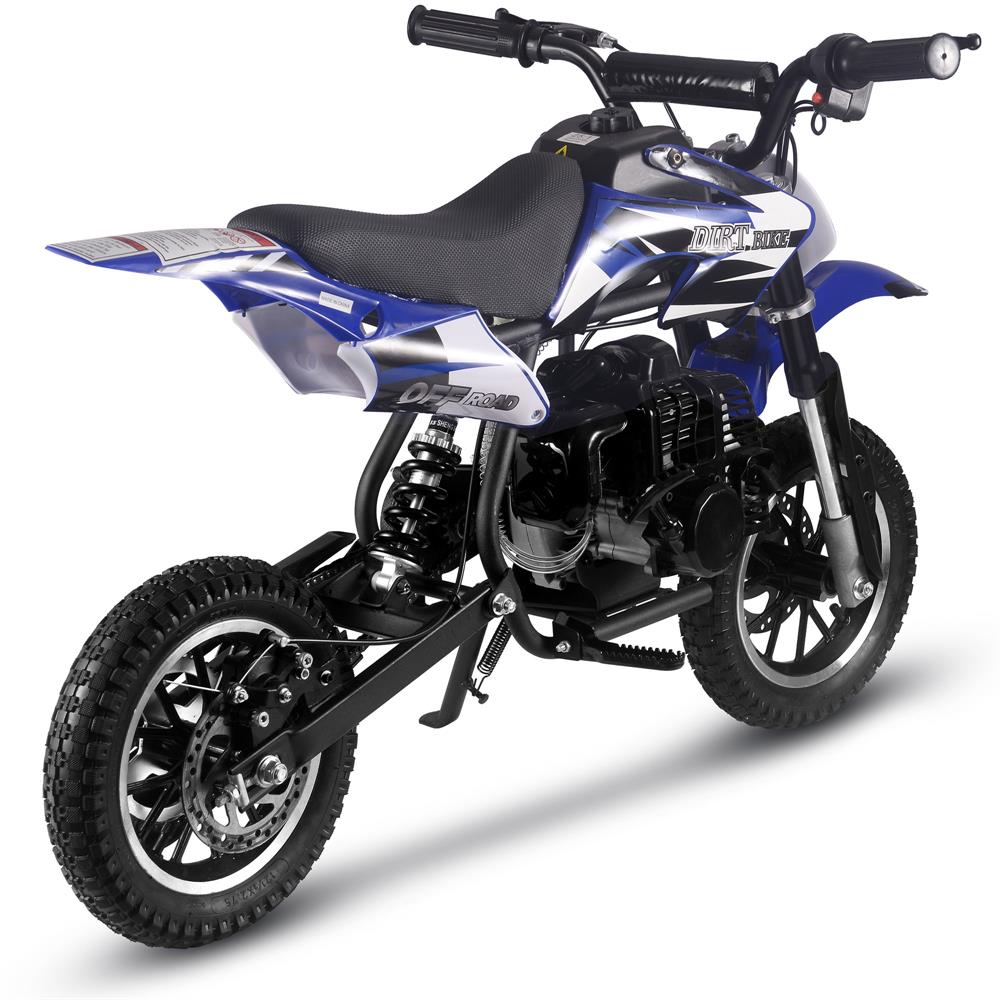 Alien 50cc 2-Stroke Kids Dirt Bike Blue