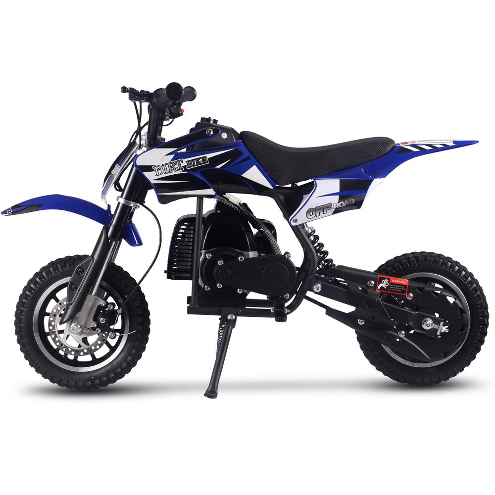 Alien 50cc 2-Stroke Kids Dirt Bike Blue
