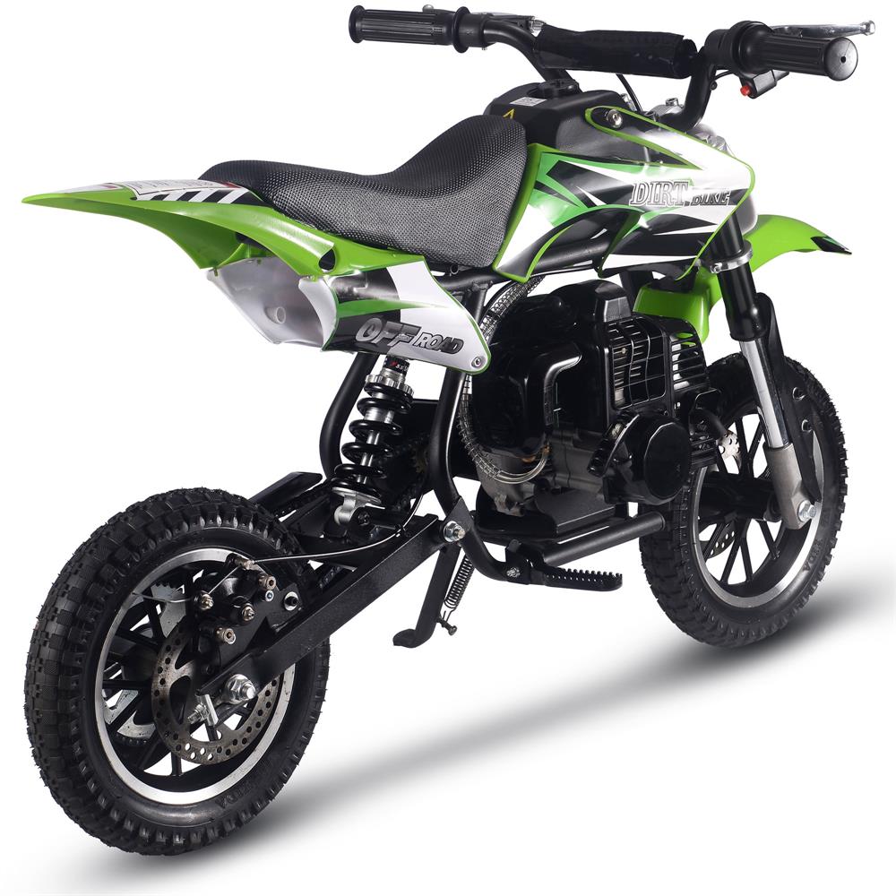 Alien 50cc 2-Stroke Kids Dirt Bike Green