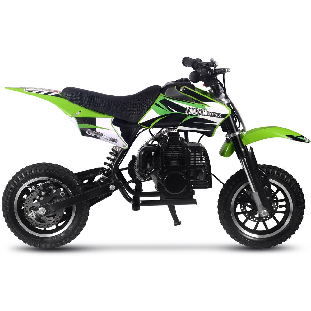 Alien 50cc 2-Stroke Kids Dirt Bike Green
