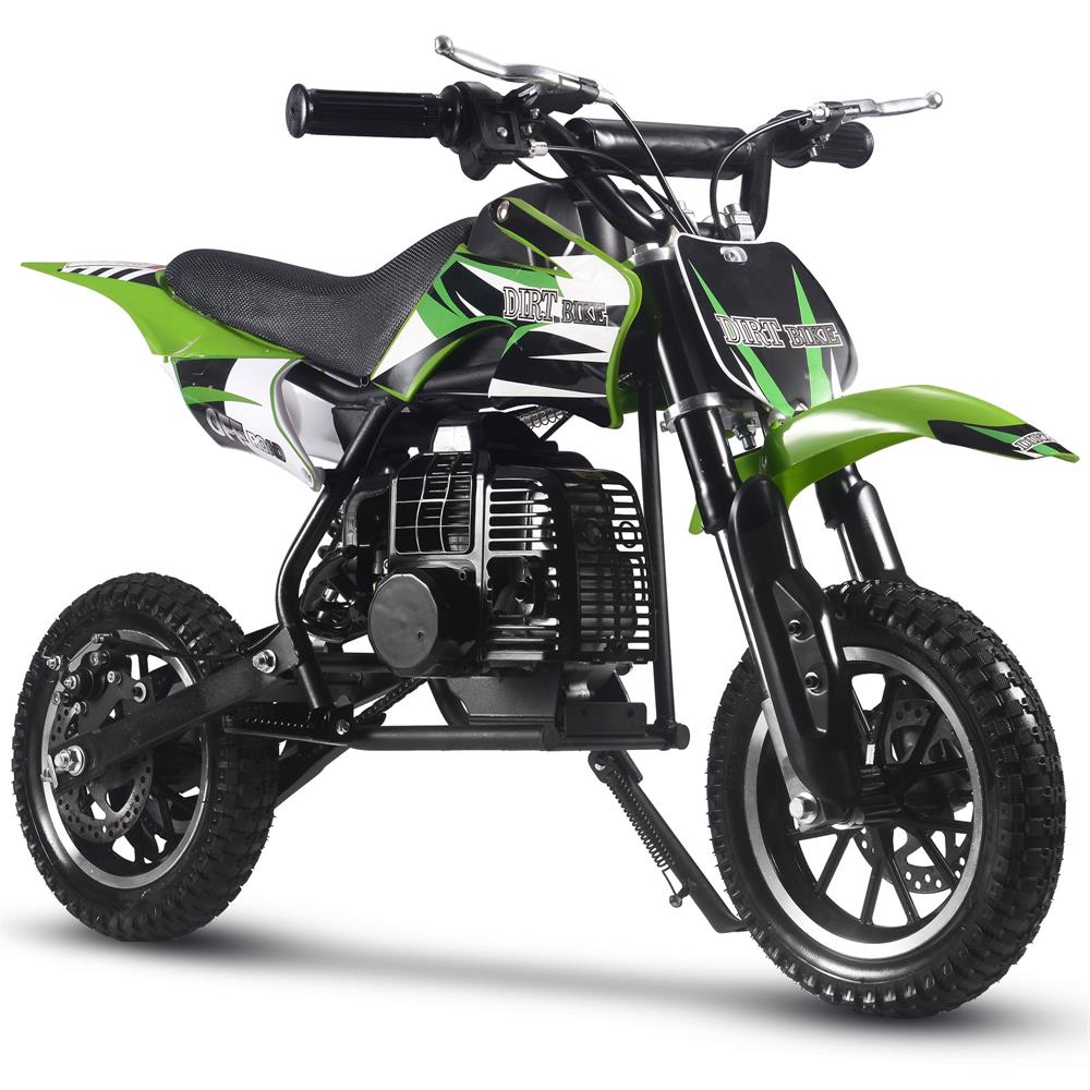 Alien 50cc 2-Stroke Kids Dirt Bike Green