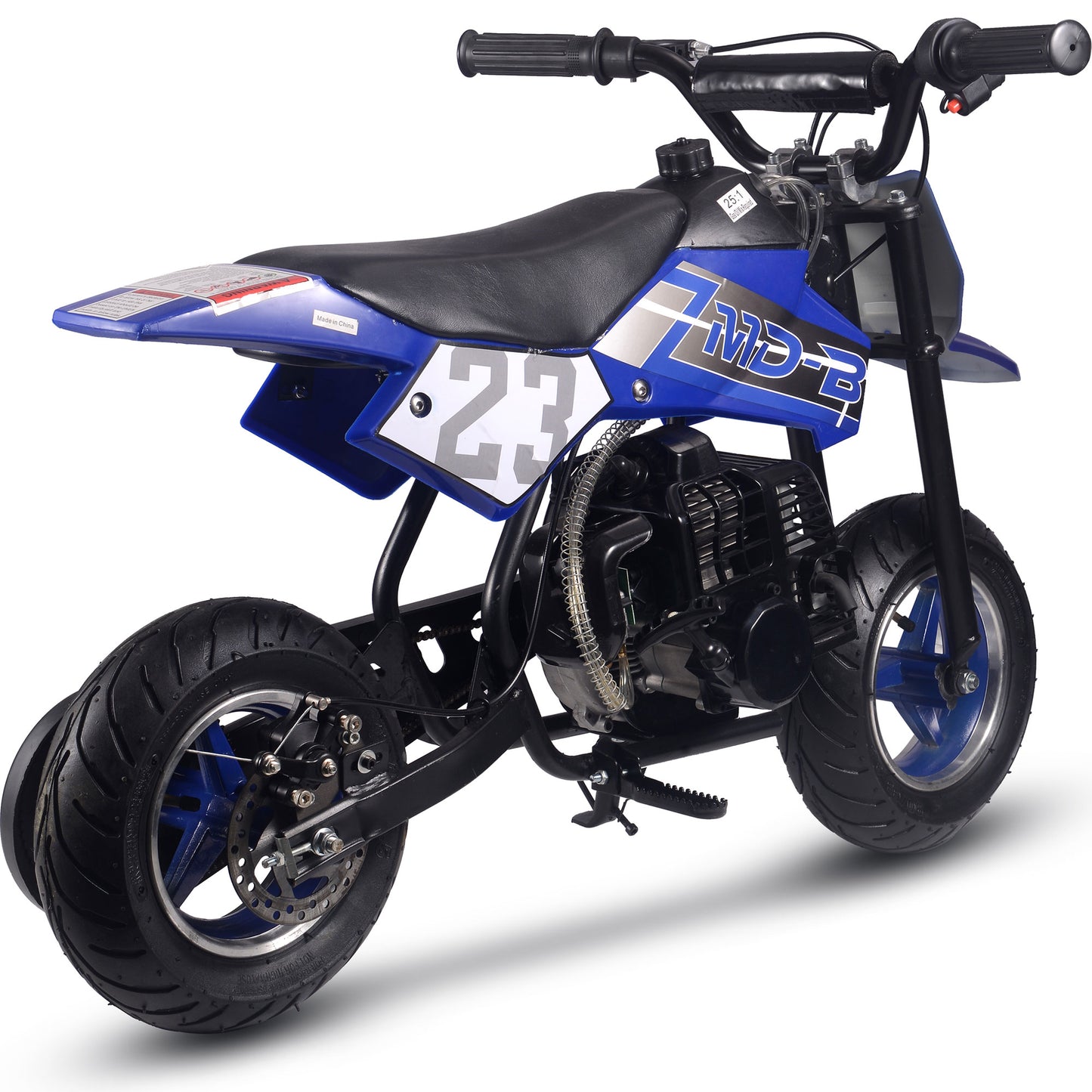 Supermoto 50cc 2-Stroke Kids Dirt Bike Blue