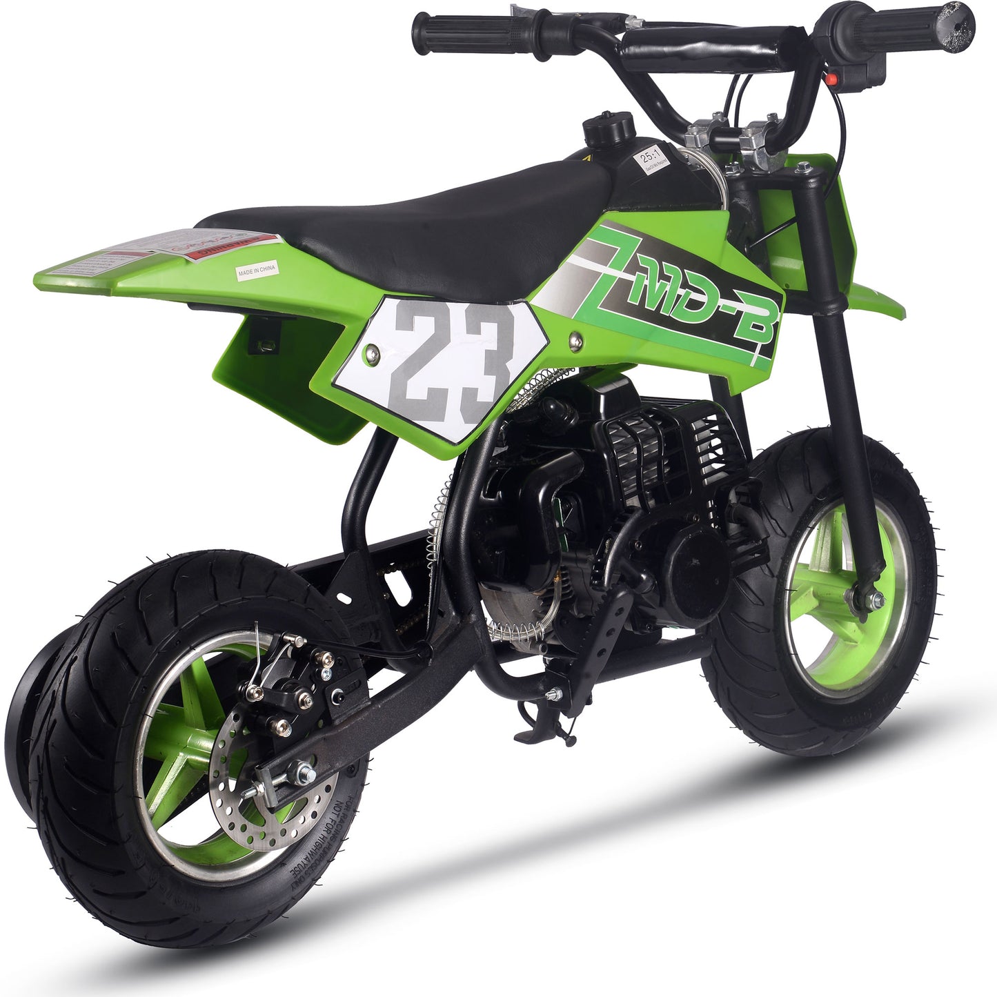 Supermoto 50cc 2-Stroke Kids Dirt Bike Green