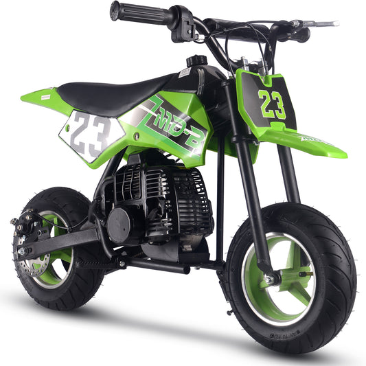 Supermoto 50cc 2-Stroke Kids Dirt Bike Green