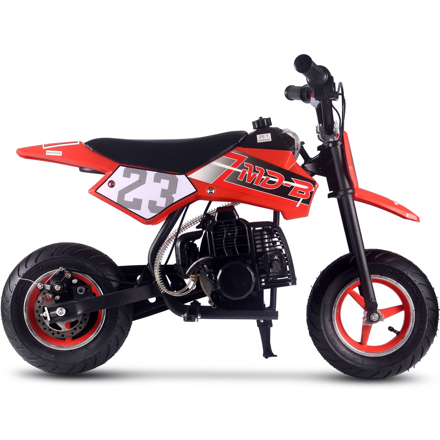 Supermoto 50cc 2-Stroke Kids Dirt Bike Red