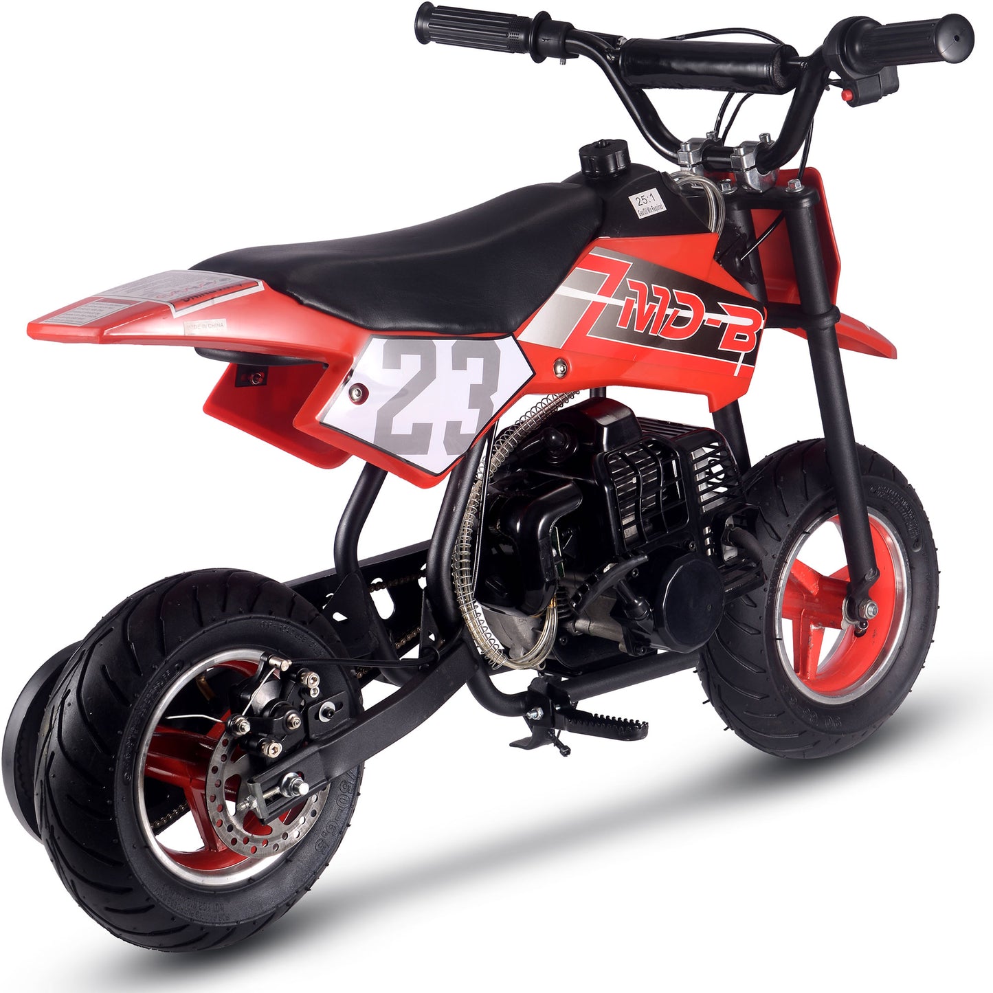 Supermoto 50cc 2-Stroke Kids Dirt Bike Red