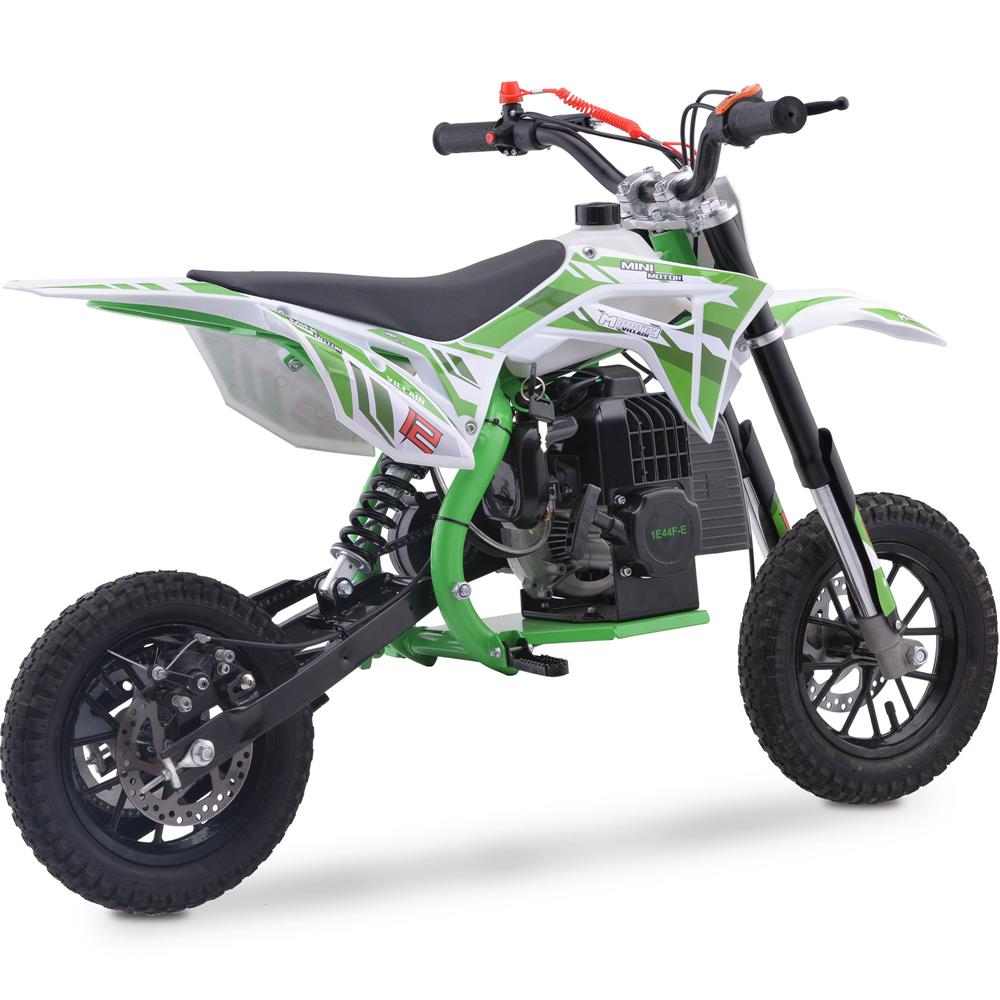 Villain 52cc 2-Stroke Kids Gas Dirt Bike Green