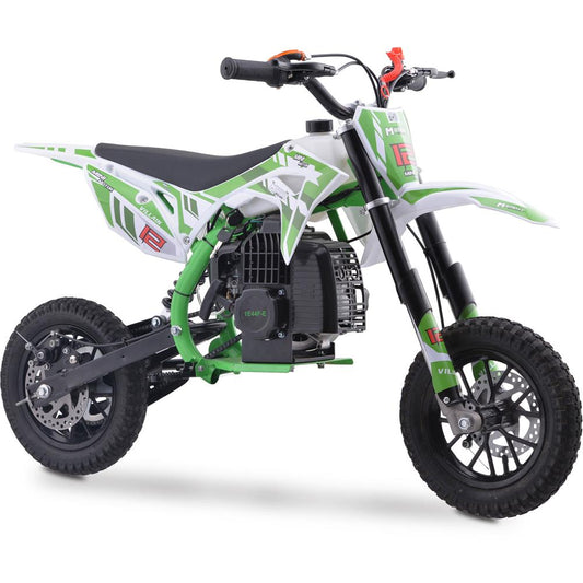 Villain 52cc 2-Stroke Kids Gas Dirt Bike Green