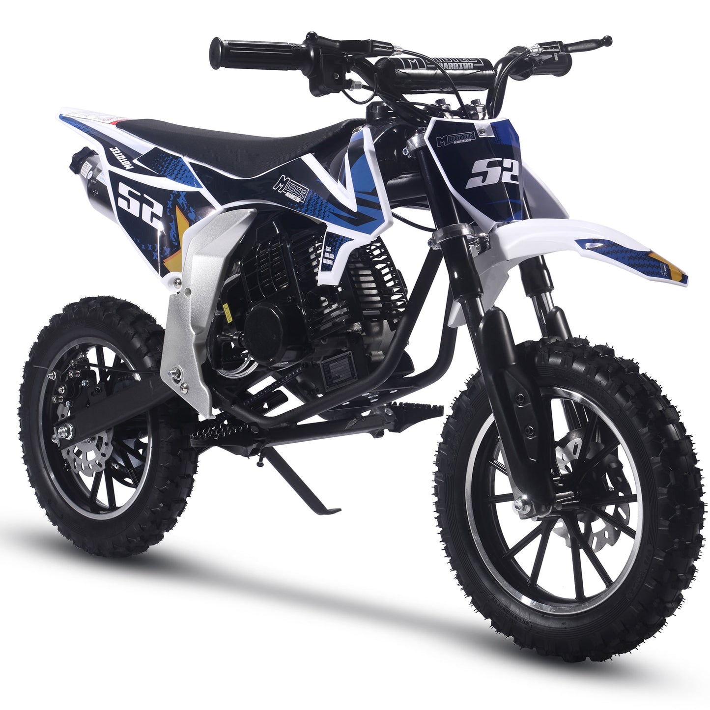 Warrior 52cc 2-Stroke Kids Gas Dirt Bike Black