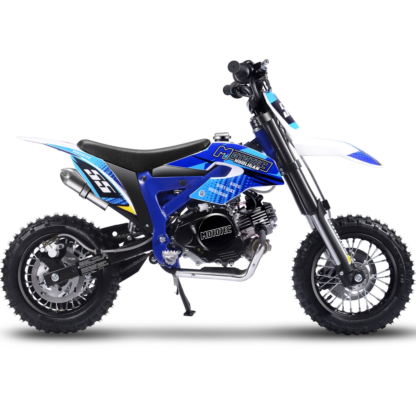 Hooligan 60cc 4-Stroke Gas Dirt Bike Blue