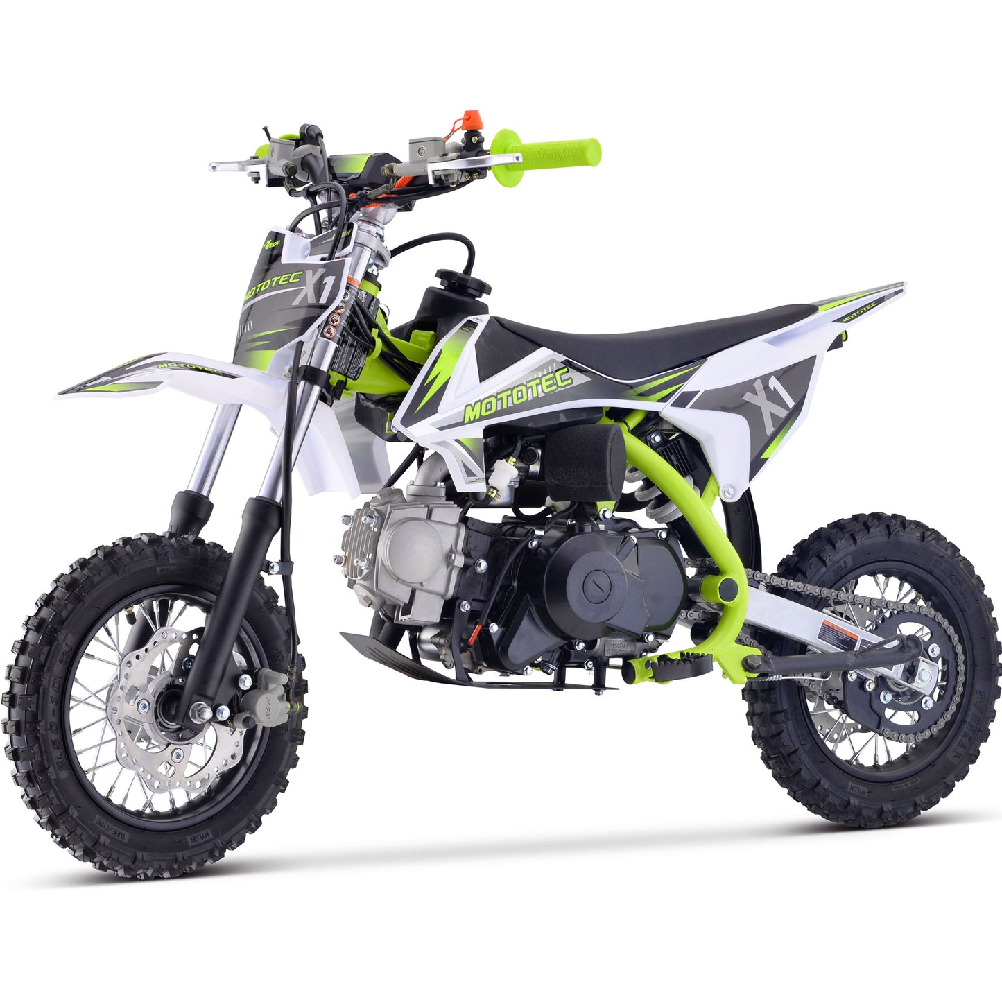 X1 110cc 4-Stroke Gas Dirt Bike Green