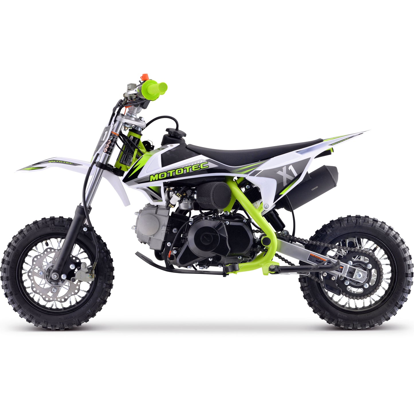 X1 110cc 4-Stroke Gas Dirt Bike Green