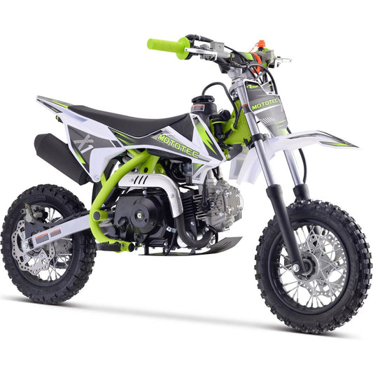 X1 110cc 4-Stroke Gas Dirt Bike Green