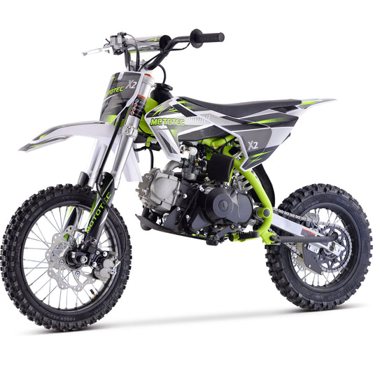 X2 110cc 4-Stroke Gas Dirt Bike Green