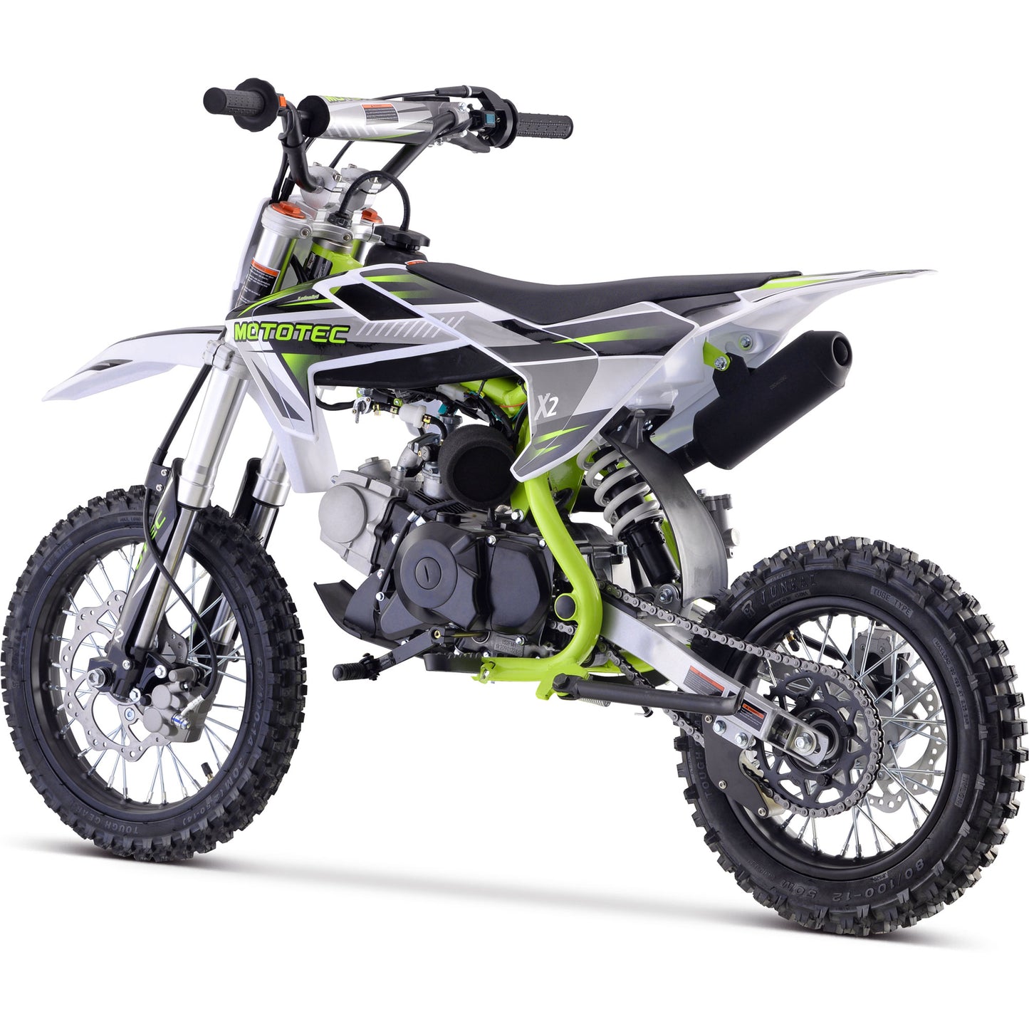 X2 110cc 4-Stroke Gas Dirt Bike Green