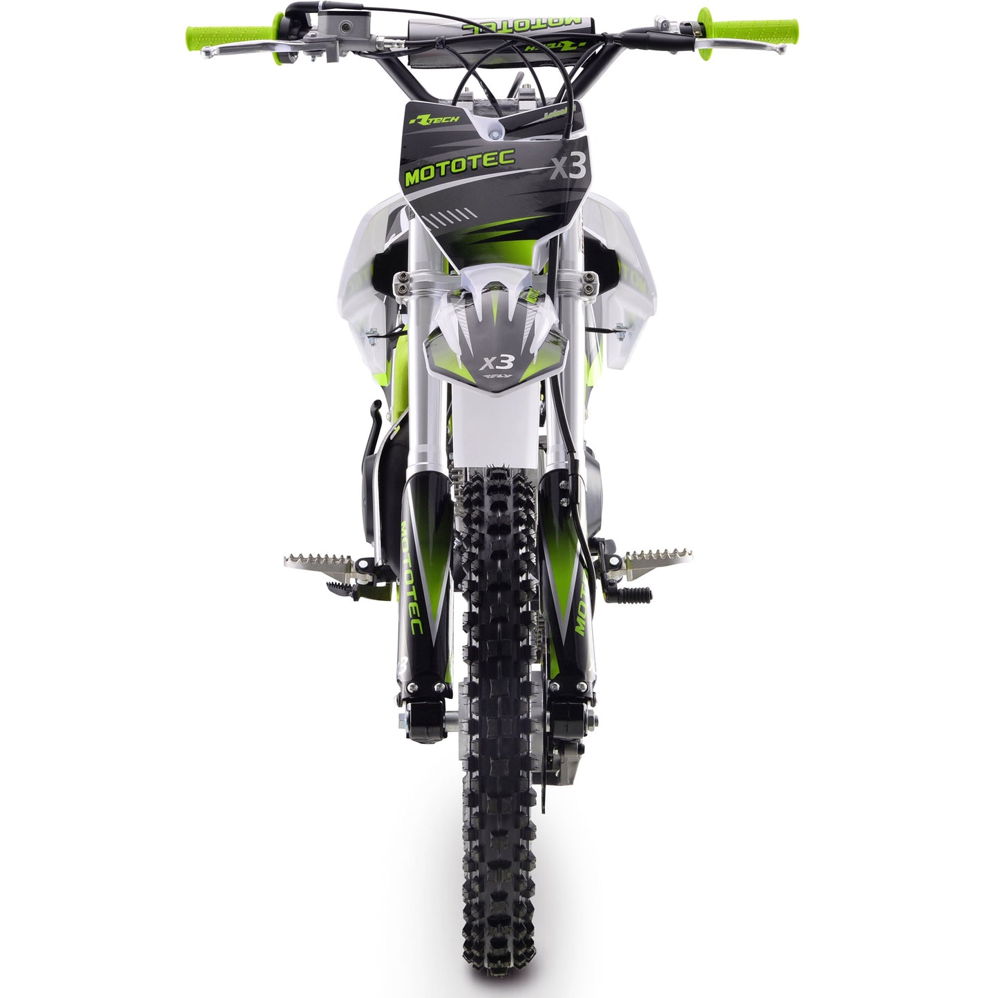X3 125cc 4-Stroke Gas Dirt Bike Green
