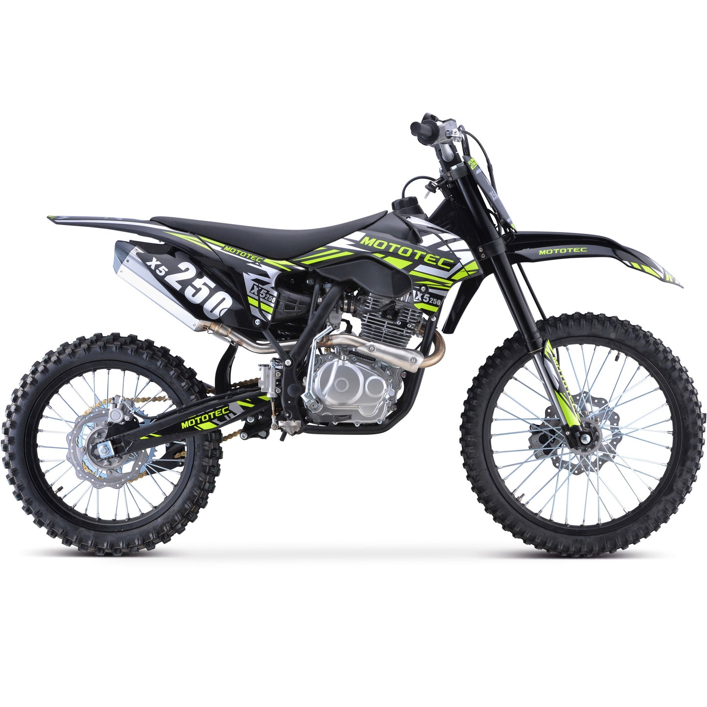 X5 250cc 4-Stroke Gas Dirt Bike Black