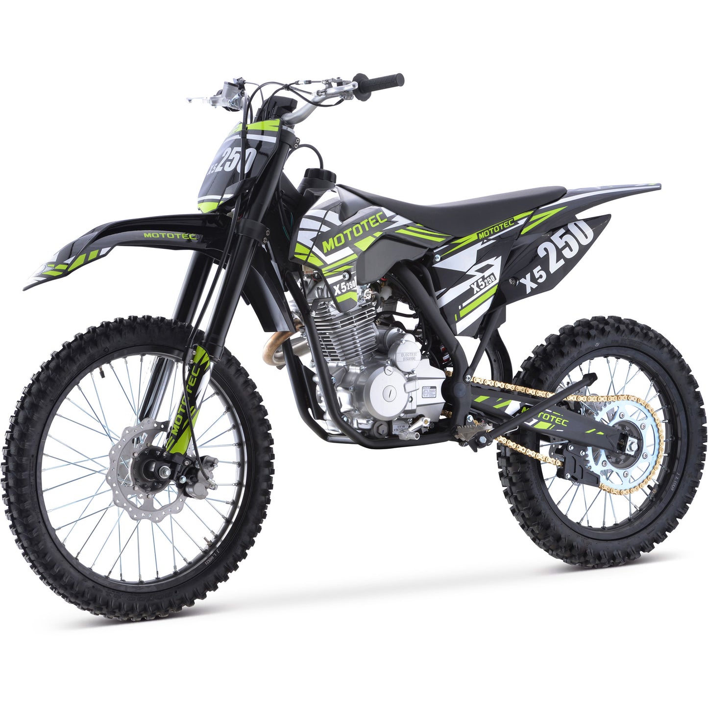 X5 250cc 4-Stroke Gas Dirt Bike Black