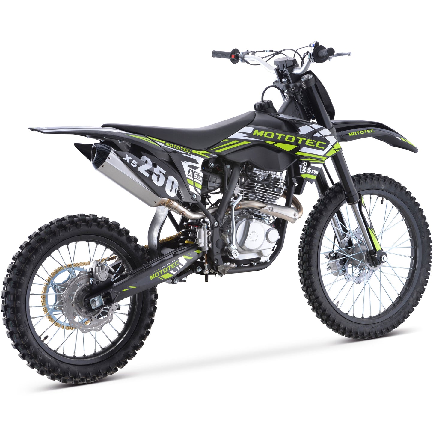 X5 250cc 4-Stroke Gas Dirt Bike Black