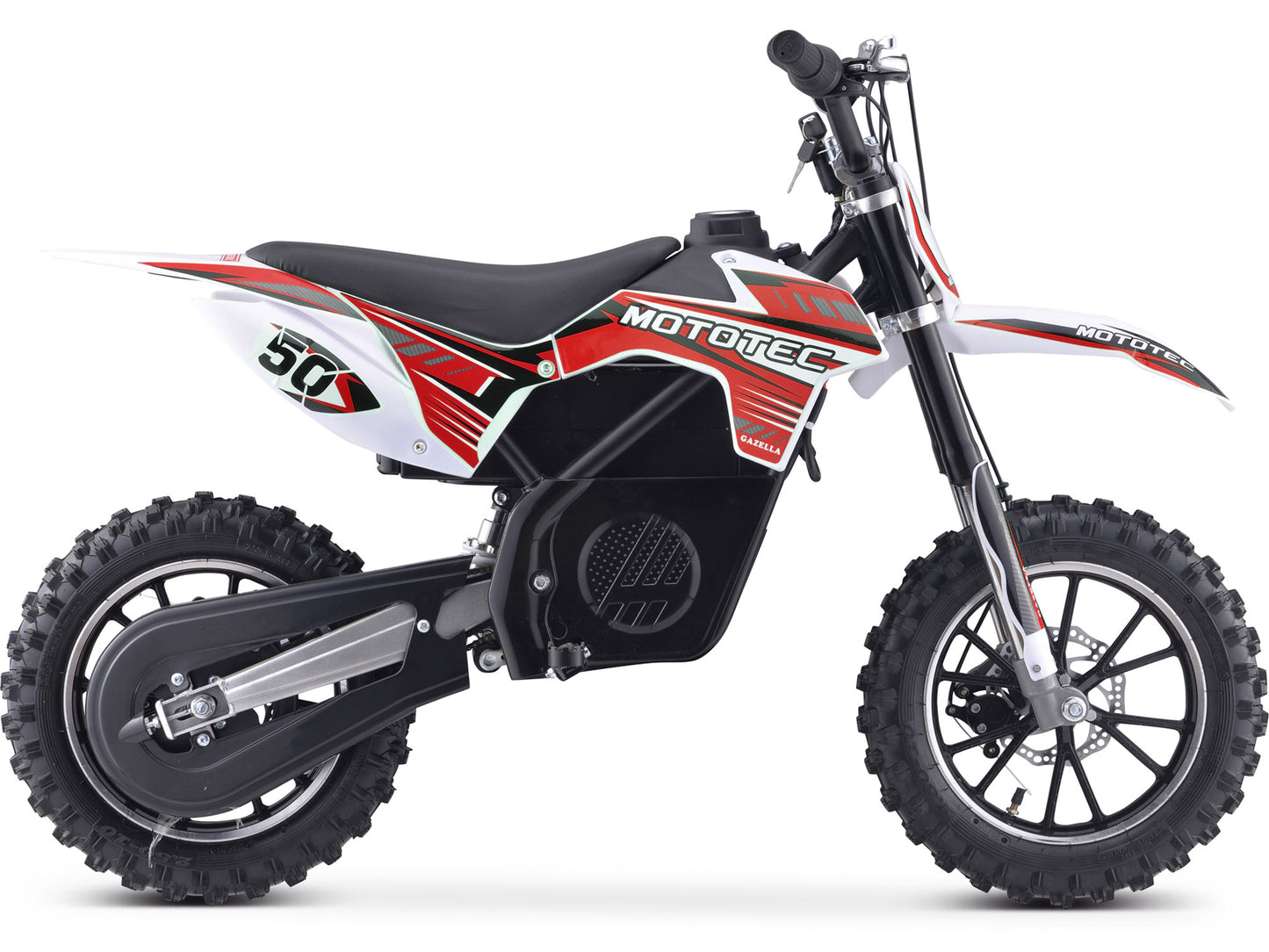 24v 500w Gazella Electric Dirt Bike Red