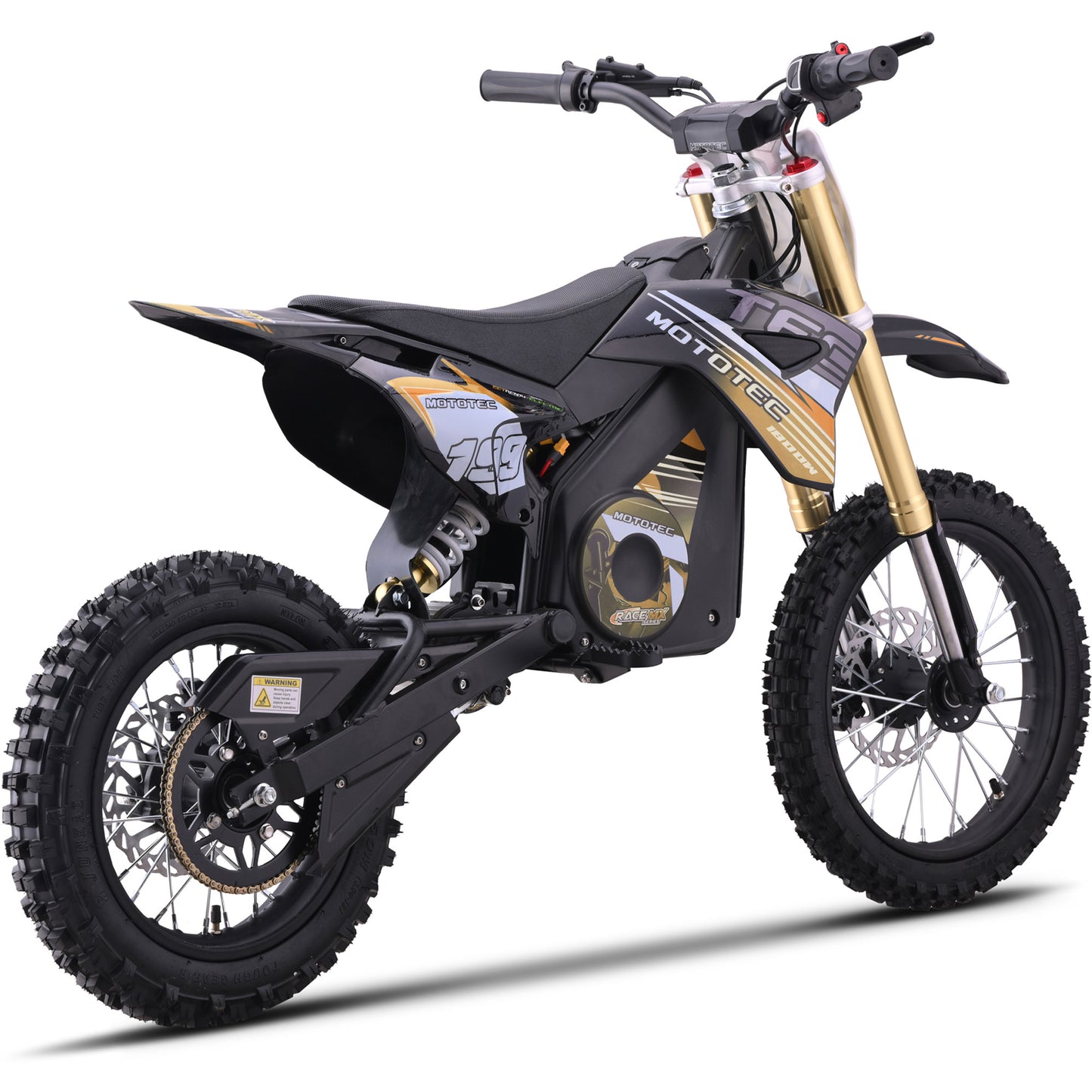 48v Pro Electric Dirt Bike 1800w Lithium Orange
