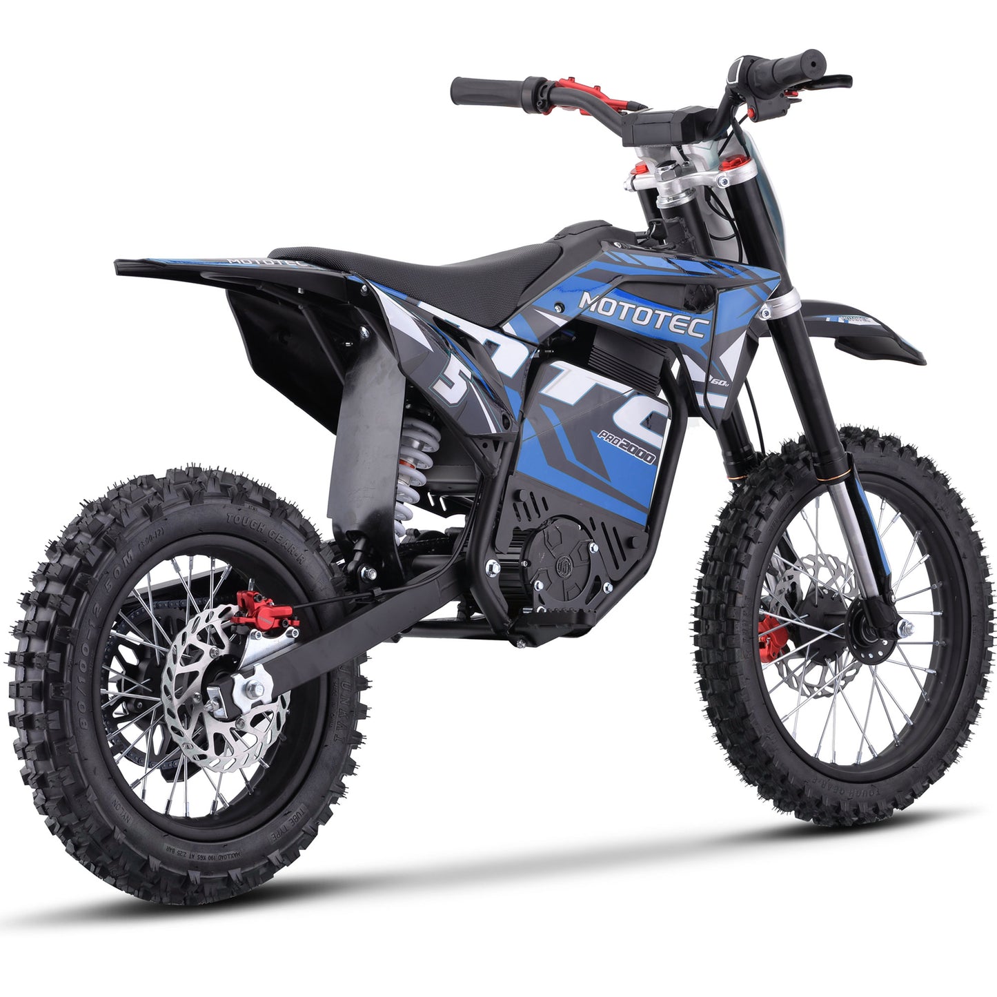60v Pro Electric Dirt Bike 2000w Lithium Blue