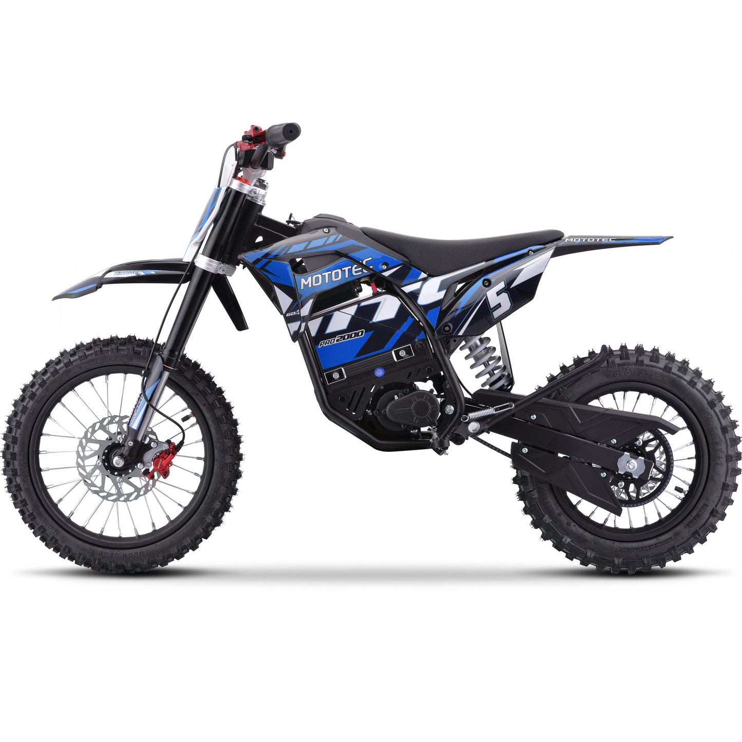 60v Pro Electric Dirt Bike 2000w Lithium Blue