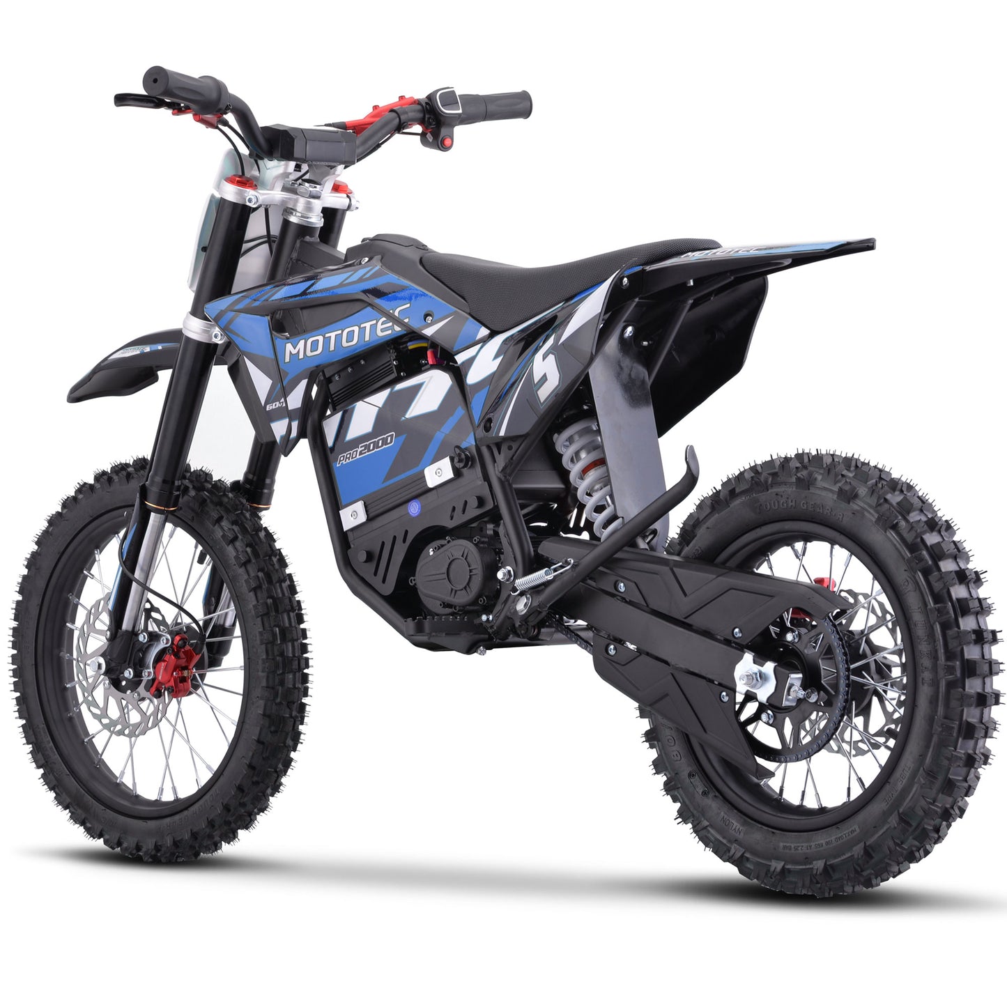 60v Pro Electric Dirt Bike 2000w Lithium Blue