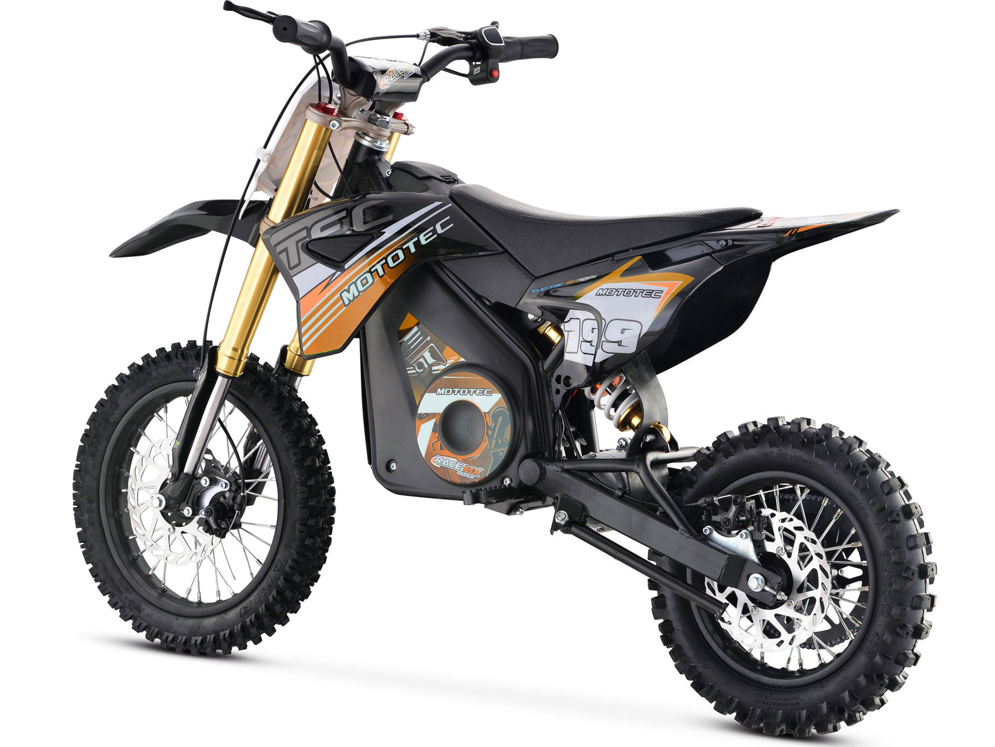 36v Pro Electric Dirt Bike 1200w Lithium Orange