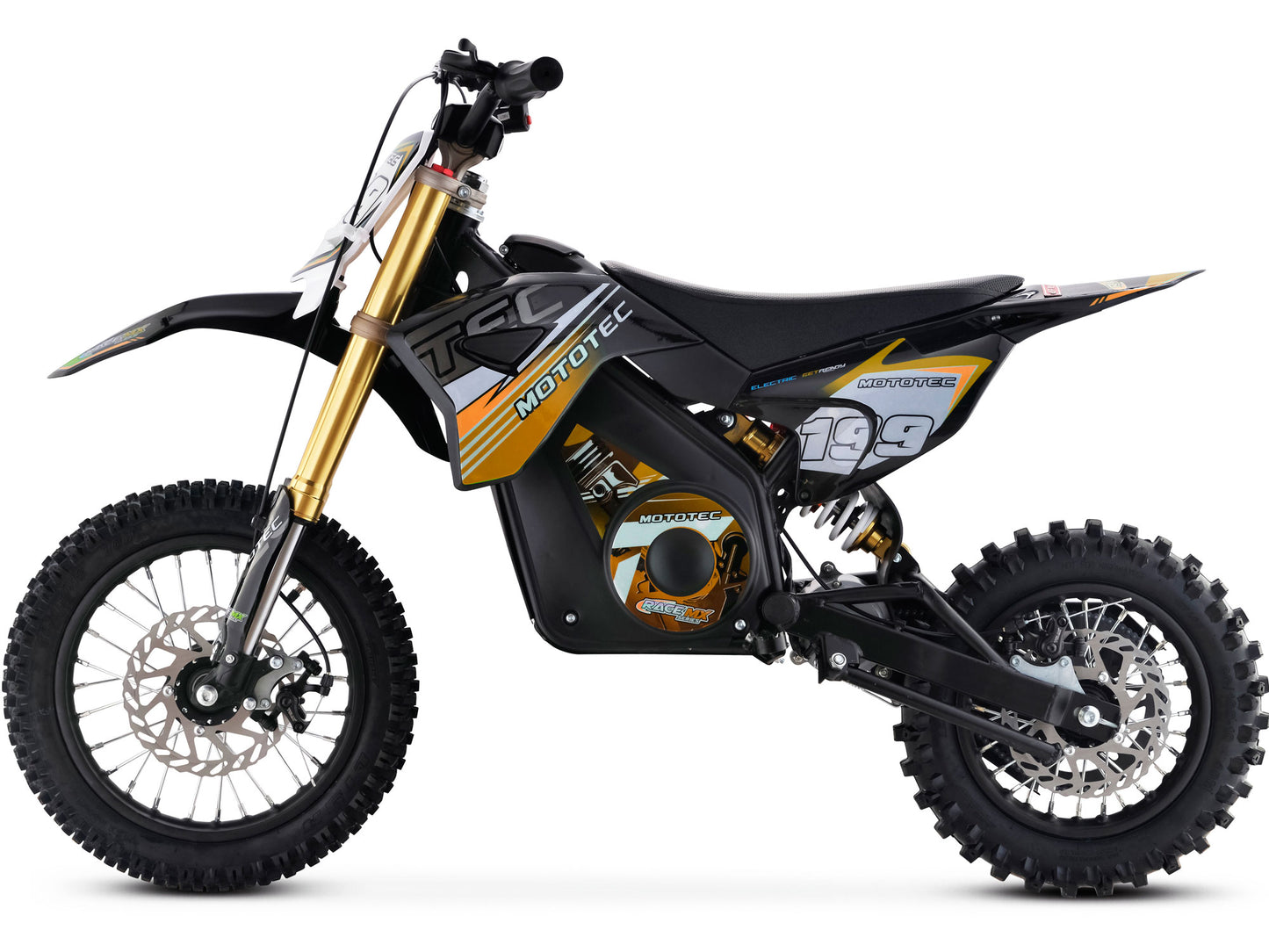 36v Pro Electric Dirt Bike 1200w Lithium Orange