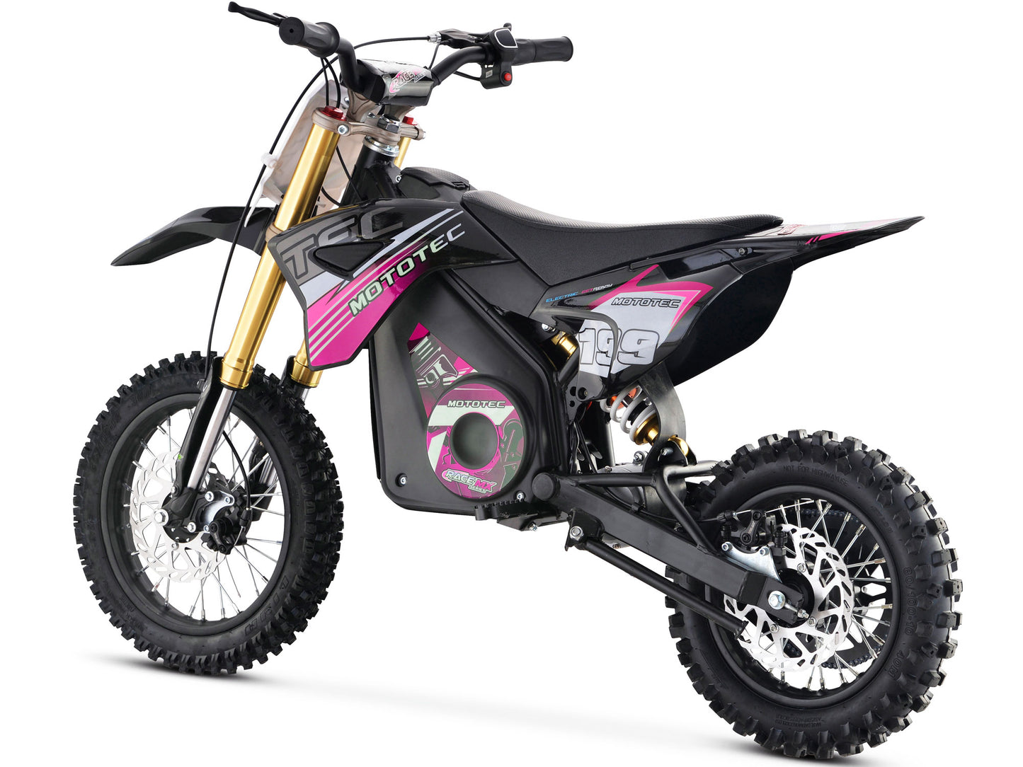 36v Pro Electric Dirt Bike 1200w Lithium Pink
