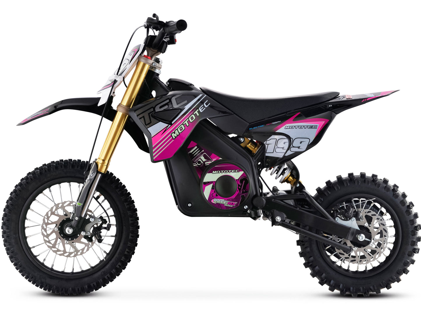 36v Pro Electric Dirt Bike 1200w Lithium Pink