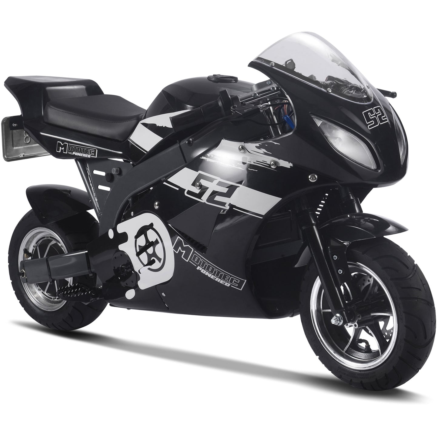 1000w 48v Electric Superbike Black