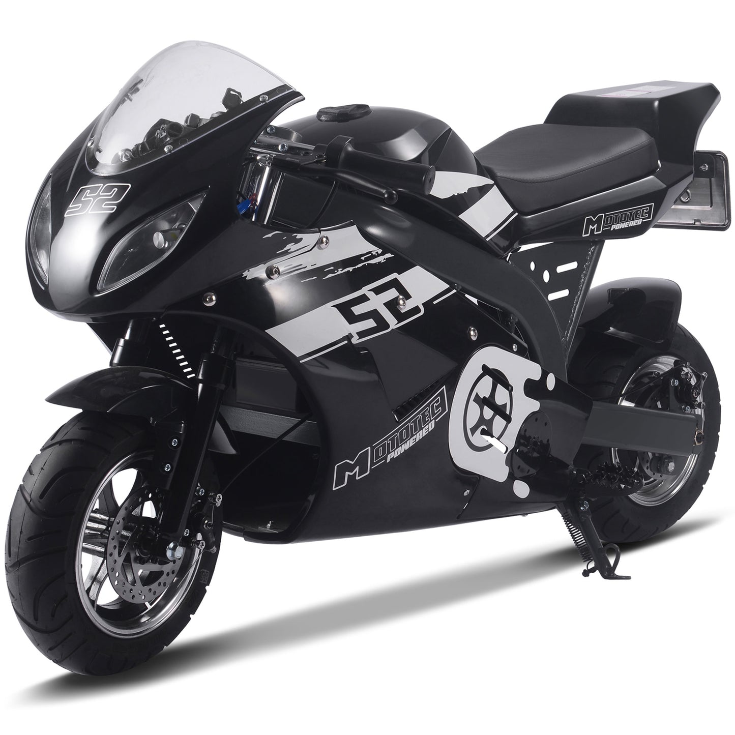 1000w 48v Electric Superbike Black
