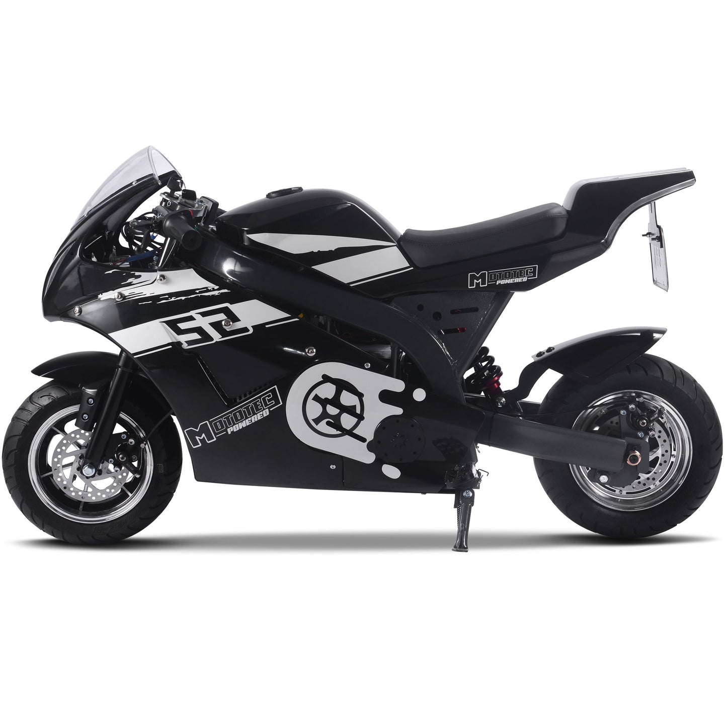 1000w 48v Electric Superbike Black