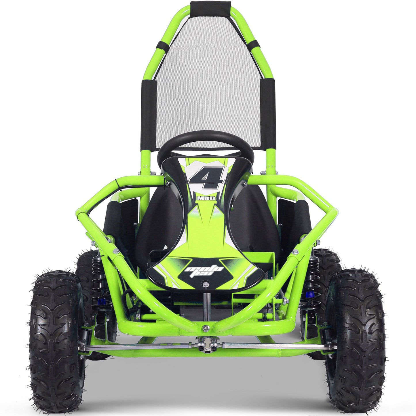 Mud Monster Kids Electric 48v 1000w Go Kart Full Suspension Green