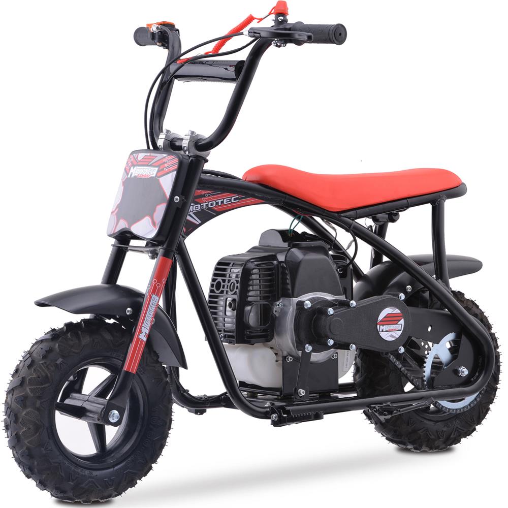 Bandit 52cc 2-Stroke Kids Gas Mini Bike Red