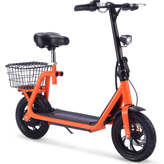 Metro 36v 500w Lithium Electric Scooter Orange