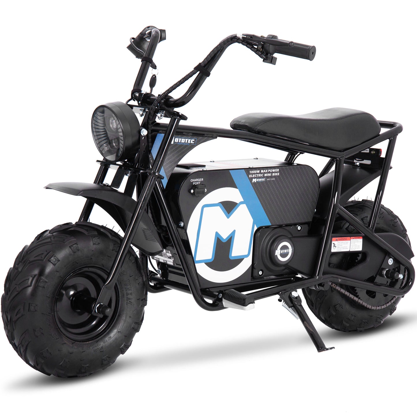48v 1000w Electric Mini Bike Black