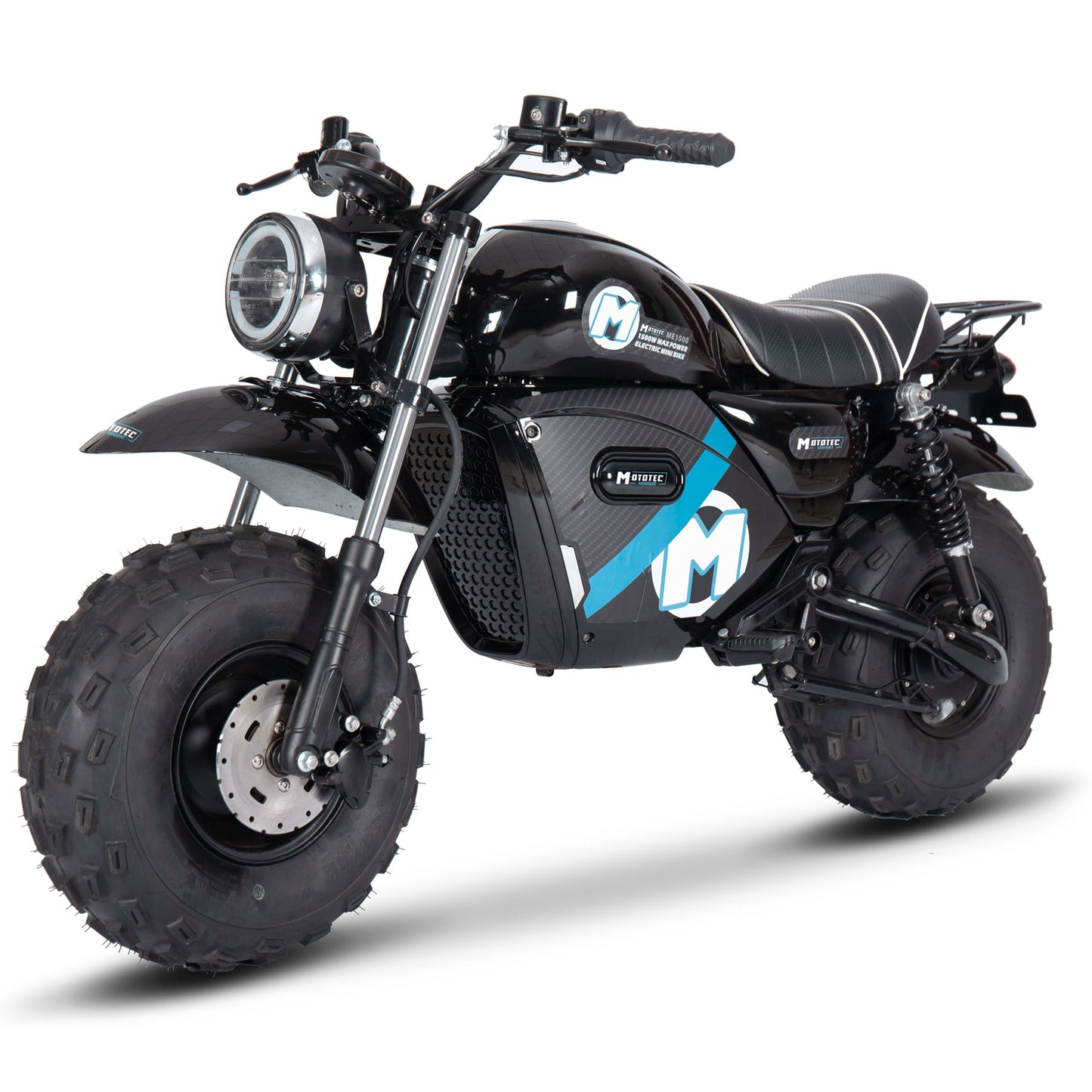60v 1500w Electric Powered Mini Bike Lithium Black