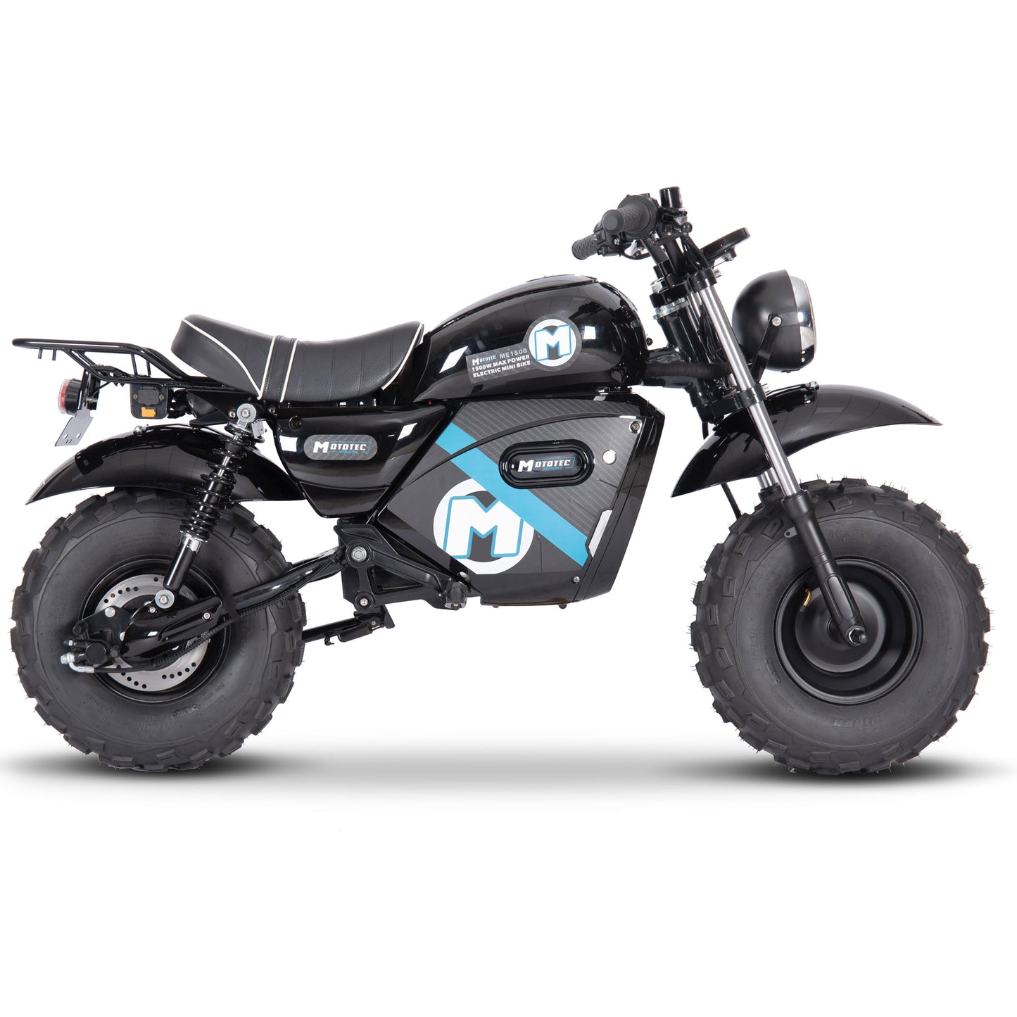 60v 1500w Electric Powered Mini Bike Lithium Black