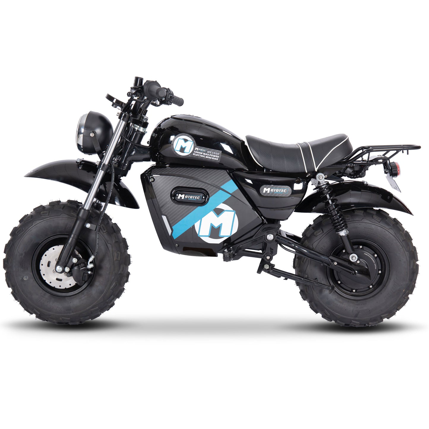 60v 1500w Electric Powered Mini Bike Lithium Black