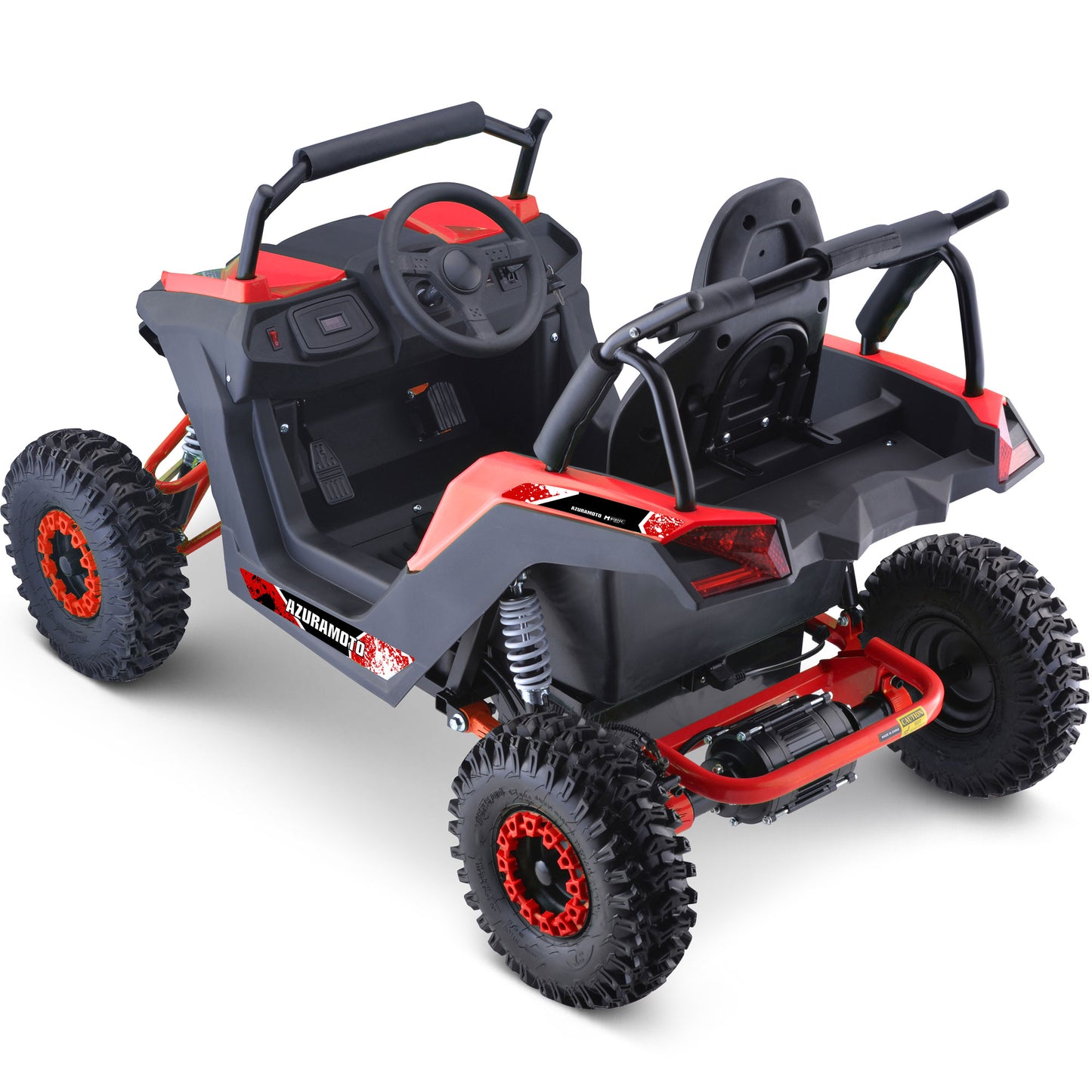 Raider Kids UTV 48v 1200w Full Suspension Red